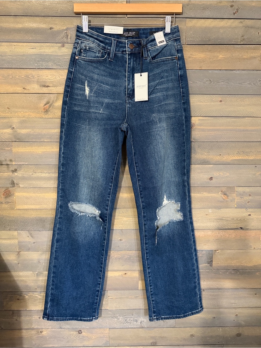 New Judy Blue High-Rise Distressed Dad Jeans Size 3/26